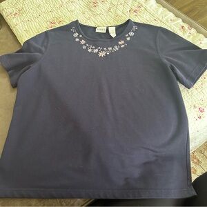 Koret Vintage Grandmacore Embroidered Top